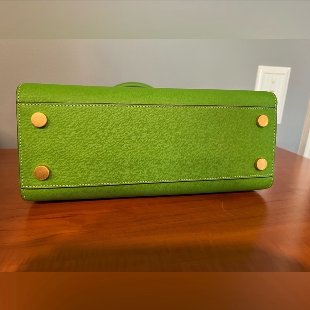 NEW! Kate Spade Katy Medium Vibrant Green Top Handle Bag - Picture 8 of 9